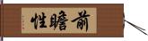 前瞻性 Hand Scroll