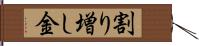 割り増し金 Hand Scroll