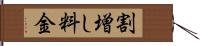 割増し料金 Hand Scroll