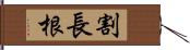 割長根 Hand Scroll