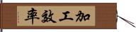 加工效率 Hand Scroll