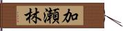 加瀬林 Hand Scroll