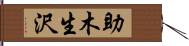 助木生沢 Hand Scroll
