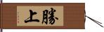 勝上 Hand Scroll