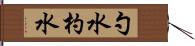 勺水 Hand Scroll