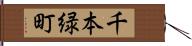 千本緑町 Hand Scroll