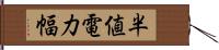 半値電力幅 Hand Scroll