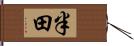 半田 Hand Scroll