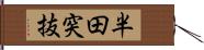 半田突抜 Hand Scroll