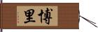 博里 Hand Scroll