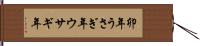 卯年;うさぎ年;ウサギ年 Hand Scroll