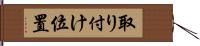 取り付け位置 Hand Scroll