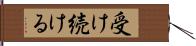 受け続ける Hand Scroll