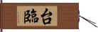 台臨 Hand Scroll