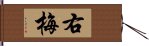 右梅 Hand Scroll