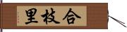 合枝里 Hand Scroll