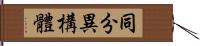 同分異構體 Hand Scroll