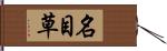 名目草 Hand Scroll