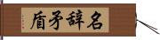 名辞矛盾 Hand Scroll