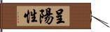 呈陽性 Hand Scroll