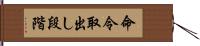 命令取出し段階 Hand Scroll