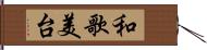 和歌美台 Hand Scroll