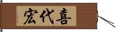 喜代宏 Hand Scroll