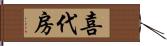 喜代房 Hand Scroll