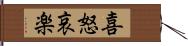 喜怒哀楽 Hand Scroll