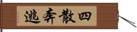 四散奔逃 Hand Scroll