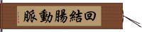 回結腸動脈 Hand Scroll