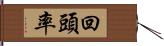 回頭率 Hand Scroll
