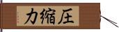 圧縮力 Hand Scroll