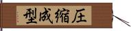 圧縮成型 Hand Scroll
