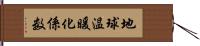 地球温暖化係数 Hand Scroll