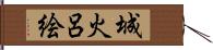 城火呂絵 Hand Scroll