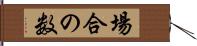 場合の数 Hand Scroll