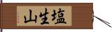 塩生山 Hand Scroll