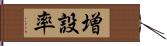 増設率 Hand Scroll