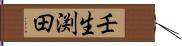 壬生渕田 Hand Scroll