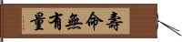 壽命無有量 Hand Scroll