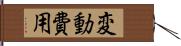 変動費用 Hand Scroll