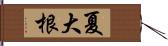 夏大根 Hand Scroll