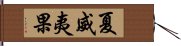 夏威夷果 Hand Scroll