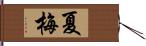 夏梅 Hand Scroll