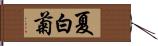 夏白菊 Hand Scroll