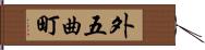 外五曲町 Hand Scroll