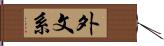 外文系 Hand Scroll