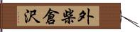 外柴倉沢 Hand Scroll