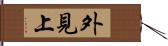 外見上 Hand Scroll